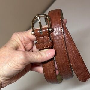 Loft Women’s Brown Leather Belt, L